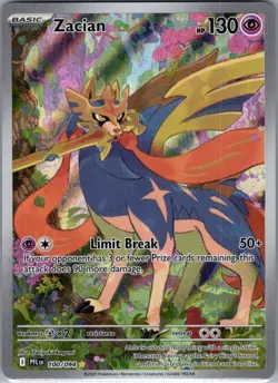Zacian 100/094 ME02: Phantasmal Flames - Pokemon Card - NM - Image 1