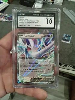 CGC 10 Lugia ex 017/034 Trading Card Game Classic Holo EX Pokemon Card - Image 1