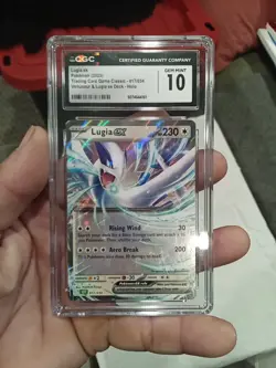 CGC 10 Lugia ex 017/034 Trading Card Game Classic Holo EX Pokemon Card - Image 2