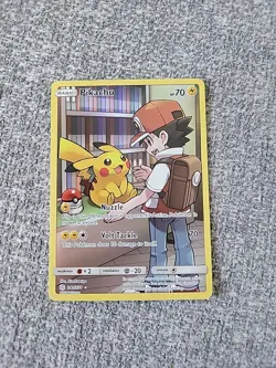 Pikachu Secret Rare 241/236 Cosmic Eclipse SM12 Pokemon Card Sun & Moon NM - Image 1