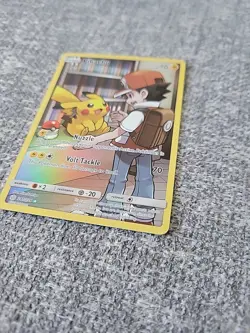 Pikachu Secret Rare 241/236 Cosmic Eclipse SM12 Pokemon Card Sun & Moon NM - Image 3