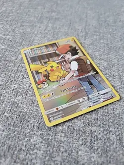 Pikachu Secret Rare 241/236 Cosmic Eclipse SM12 Pokemon Card Sun & Moon NM - Image 4