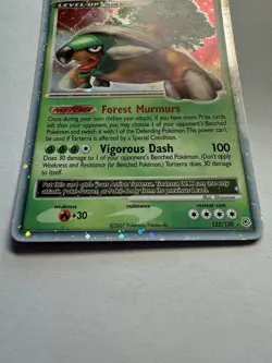Pokemon TCG Torterra LV. X Holo Card Diamond and Pearl 122/130 LP - Image 2