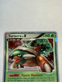 Pokemon TCG Torterra LV. X Holo Card Diamond and Pearl 122/130 LP - Image 3