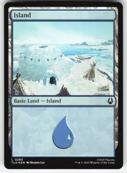 Island FOIL 283 L MTG Avatar: The Last Airbender NM - Image 1