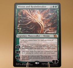 Wrenn and Realmbreaker | 217 | Regular | Mythic | MoM | MTG | 2023 - Image 1