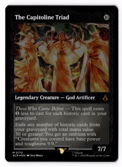 The Capitoline Triad (Foil Etched) 172 Universes Beyond Assassin's Creed Foil NM - Image 1