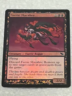 Faerie Macabre – Shadowmoor Foil (LP/NM) | Original Old-Frame MTG Rare - Image 1