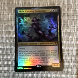 Magic: The Gathering Alela, Cunning Conqueror Mythic Foil Blue Black Commander … - Image 1