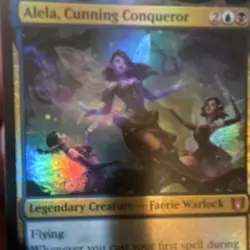 Magic: The Gathering Alela, Cunning Conqueror Mythic Foil Blue Black Commander … - Image 2