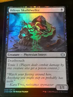 Bilious Skulldweller FOIL , Phyrexia AWBO , Near Mint , MTG ,FREESHIPPING - Image 1