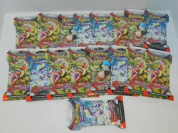 x17 Pokemon TCG Scarlet & Violet Base Set Booster Packs NEW SEALED Lot of 17 - Image 1