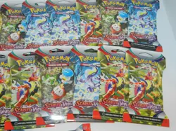 x17 Pokemon TCG Scarlet & Violet Base Set Booster Packs NEW SEALED Lot of 17 - Image 3