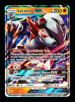 * * 1x Lycanroc GX 74/145 x1 * * Guardians Rising Pokemon Unplayed NM - Image 1