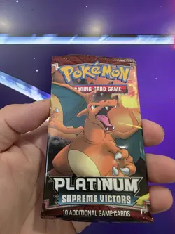 Pokemon Platinum Supreme Victors Booster Pack New Factory Sealed Charizard Art - Image 4