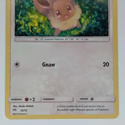 Eevee 12/12 Confetti Holo McDonalds Promo 2019 LP Pokemon TCG - Image 3