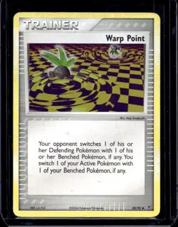2004 Pokemon Warp Point 85/95 EX Team Magma Vs Team Aqua Reverse Holo - Image 1