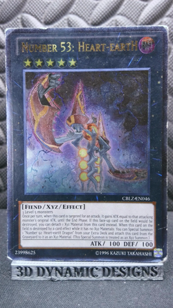| Yugioh Number 53: Heart-eartH CBLZ-EN046 Ultimate Rare HP 🔥 | - Image 1