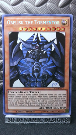 | Yugioh Obelisk the Tormentor TN19-EN007 Secret 2019 Gold Sarcophagus NM 🔥 | - Image 1