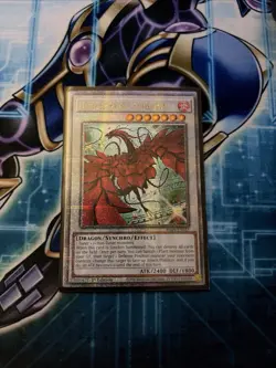 Black Rose Dragon (Alt Art) Yugioh RA04-EN057 Quarter Century Secret Rare QCR NM - Image 1