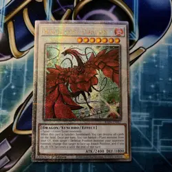 Black Rose Dragon (Alt Art) Yugioh RA04-EN057 Quarter Century Secret Rare QCR NM - Image 2