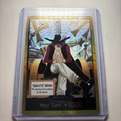 One Piece Card Game Hawk-Eye Mihawk Don!! Stamped Foil English Standard - Image 2