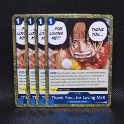 Thank You For Loving Me R OP08-053 -One Piece CCG Playset Foil - Image 1