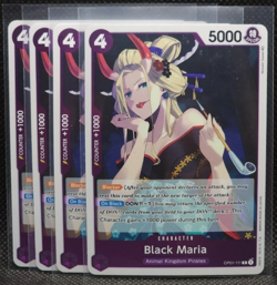 FULL PLAYSET: Black Maria OP01-111 One Piece Romance Dawn Foil x4 - Image 1
