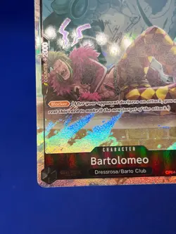 One Piece Premium Booster The Best Bartolomeo OP04-089 Full Art NM - Image 5