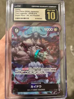 Bandai Kaido One Piece CCG Two Legends OP08-079 Super Rare Alt Art CGC 10 JP - Image 1