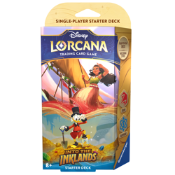 NEW! Ravensburger Disney Lorcana TCG Set-3 Into the Inklands Starter Deck Ruby & - Image 1