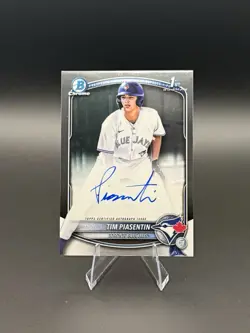 2025 Bowman Draft Chrome Tim Piasentin 1st Auto #CPA-TP Blue Jays - Image 1