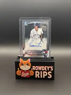2025 Bowman Draft Chrome Tim Piasentin 1st Auto #CPA-TP Blue Jays - Image 3