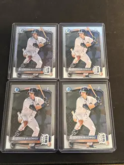 kevin mcgonigle 1st bowman Chrome Lot (4) x4 Including 1x Mega Box Mojo Tigers - Image 1
