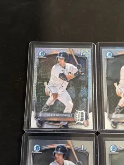 kevin mcgonigle 1st bowman Chrome Lot (4) x4 Including 1x Mega Box Mojo Tigers - Image 2