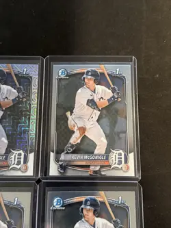 kevin mcgonigle 1st bowman Chrome Lot (4) x4 Including 1x Mega Box Mojo Tigers - Image 3