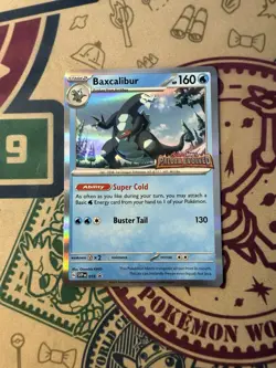 Baxcalibur - 019 Sv: Scarlet & Violet Promo Cards Holo Stamped - Image 3