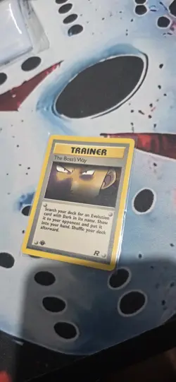 The Boss's Way 73/82 1st Edition Rare Team Rocket - WOTC Pokemon Card Near Mint - Image 1