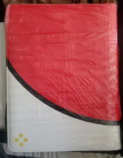 Huge Pokemon POKEBALL 16 Pocket BOOK Binder 1000+ Card Holder 18 x 14 X 1 NEW - Image 1