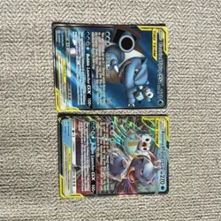 Pokemon TCG 2 Card Lot Blastoise & Piplup GX Holo English Nintendo Pokemon Cards - Image 1