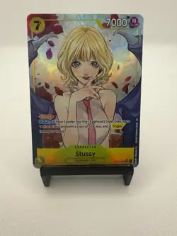 One Piece Carrying on His Will Stussy Alt Art OP13-110 SR Card NM/MT - Image 1