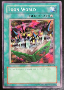 Yu-Gi-Oh - Trading Card - Spell Card - Toon World - SDP-024 - Image 1