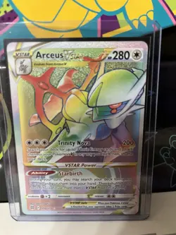 Pokemon Arceus VSTAR Swsh09 Brilliant Stars Secret Rare Holo 280 HP Card - Image 1
