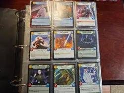 Star Wars Unlimited Bulk Lot Folder of Cards Set 1 & 2 - Image 1