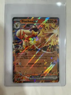 Pokemon Journey Together Blaziken ex Card Holo #024/159 - Image 1