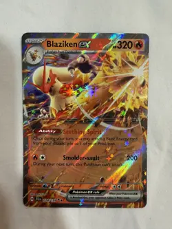 Pokemon Journey Together Blaziken ex Card Holo #024/159 - Image 2