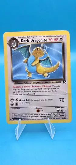 pokemon card 1999-2000 Dark Dragonite 22/82 Team Rocket Regular - Image 1