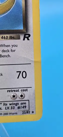 pokemon card 1999-2000 Dark Dragonite 22/82 Team Rocket Regular - Image 4