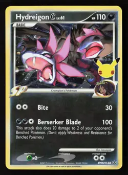Hydreigon C lv.61 Promo SWSH: Sword & Shield Promo Cards SWSH138 NM - Image 1