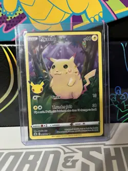 Pokemon Pikachu Celebrations Holo Rare Full Art 005/025 60 HP 2021 Card - Image 1